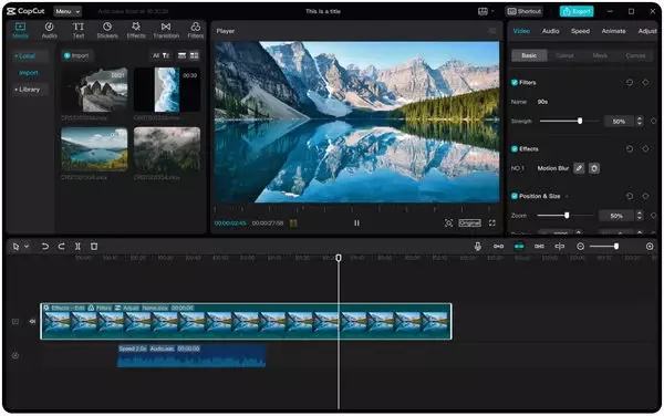 CapCut video editor for mobile and desktop creators