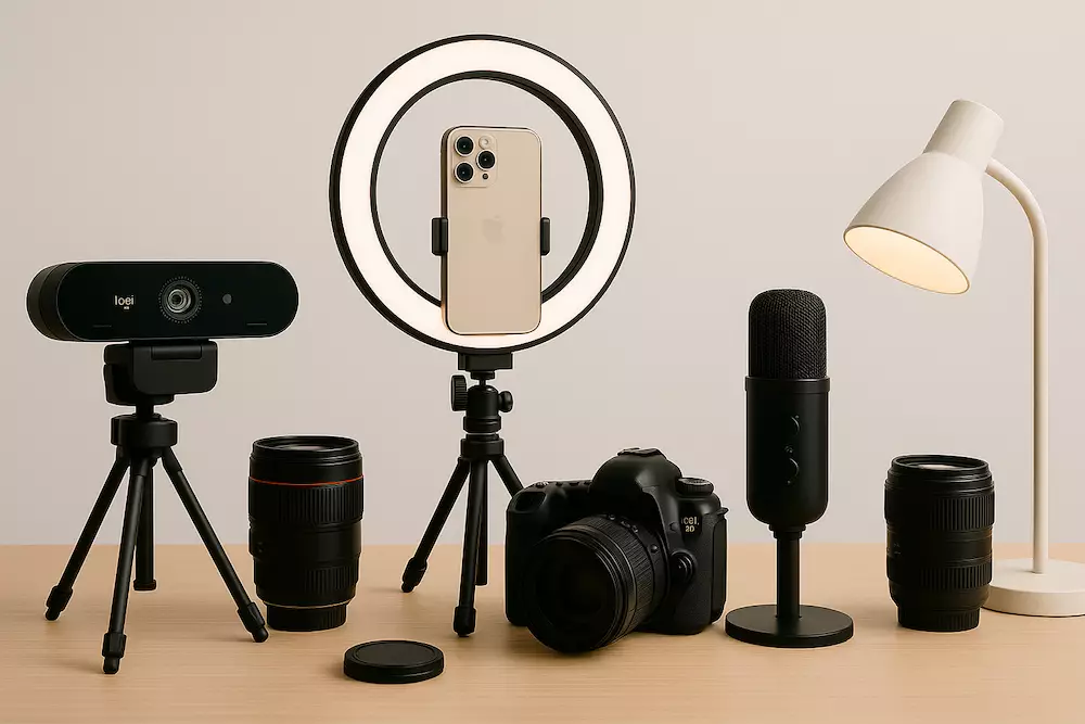 Essential Gear: Cameras, Lights, and Microphones Every YouTube Beginner Needs