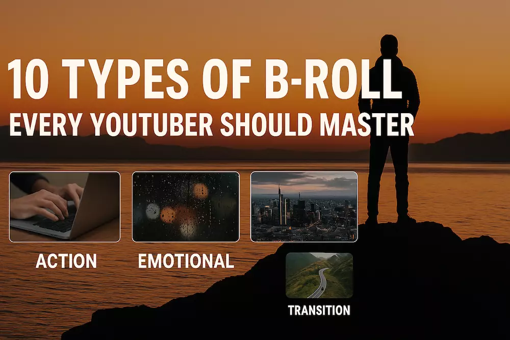 🎥 The Complete Guide to B-Roll: 10 Types Every YouTuber Should Master (with Real Examples)